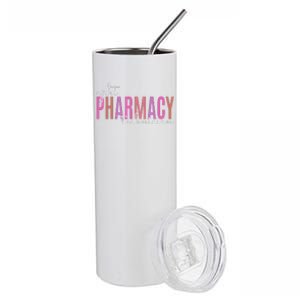 Cpht Certified Pharmacy Technician Tech Teams Medication Stainless Steel Tumbler