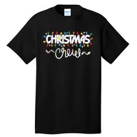 Christmas Crew Party Friends Merry Christmas Lights Family Tank Top Tall T-Shirt