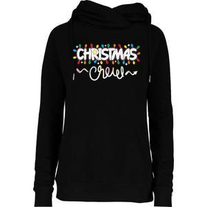 Christmas Crew Party Friends Merry Christmas Lights Family Tank Top Womens Funnel Neck Pullover Hood