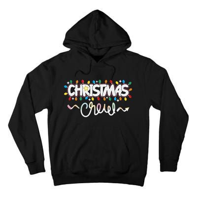 Christmas Crew Party Friends Merry Christmas Lights Family Tank Top Tall Hoodie