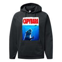 Classic Capybara Paws Lover Animals Outfits Capybaras Kawai Performance Fleece Hoodie