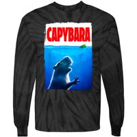 Classic Capybara Paws Lover Animals Outfits Capybaras Kawai Tie-Dye Long Sleeve Shirt