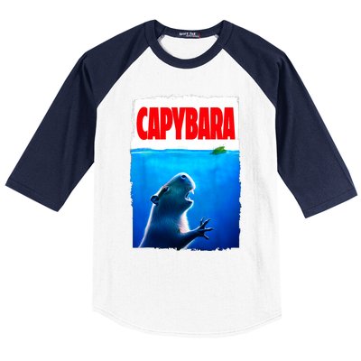 Classic Capybara Paws Lover Animals Outfits Capybaras Kawai Baseball Sleeve Shirt