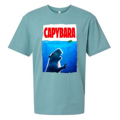 Classic Capybara Paws Lover Animals Outfits Capybaras Kawai Sueded Cloud Jersey T-Shirt