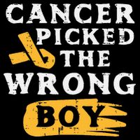 Childhood Cancer Picked The Wrong Boy Awareness Ribbon Impact Tech Backpack