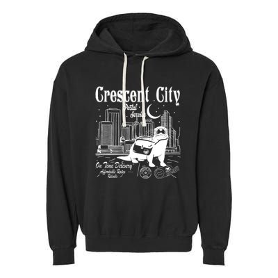 Crescent City Postal Service Messenger Otter Crescent City Garment-Dyed Fleece Hoodie