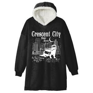 Crescent City Postal Service Messenger Otter Crescent City Hooded Wearable Blanket