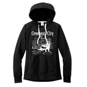 Crescent City Postal Service Messenger Otter Crescent City Women's Fleece Hoodie