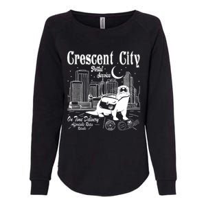 Crescent City Postal Service Messenger Otter Crescent City Womens California Wash Sweatshirt