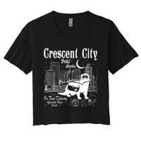 Crescent City Postal Service Messenger Otter Crescent City Women's Crop Top Tee