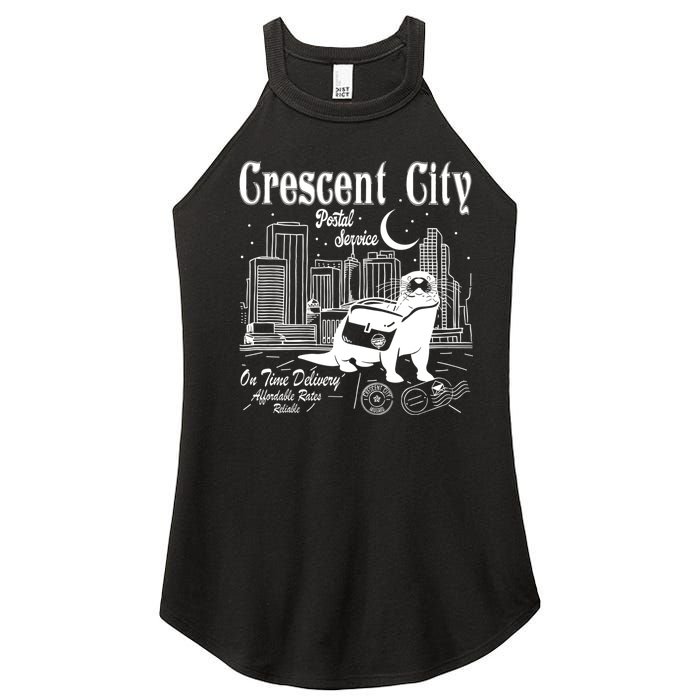 Crescent City Postal Service Messenger Otter Crescent City Women's Perfect Tri Rocker Tank