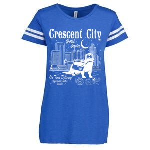 Crescent City Postal Service Messenger Otter Crescent City Enza Ladies Jersey Football T-Shirt