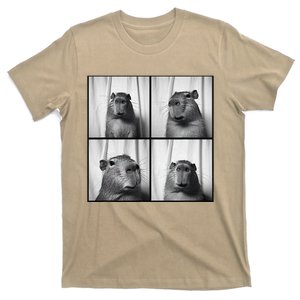 Capybara Capy Photobooth Picture Quirky Funny Odd Animal T-Shirt