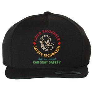 Cpst Child Passenger Safety Technician Car Seat Safety Wool Snapback Cap