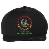 Cpst Child Passenger Safety Technician Car Seat Safety Wool Snapback Cap