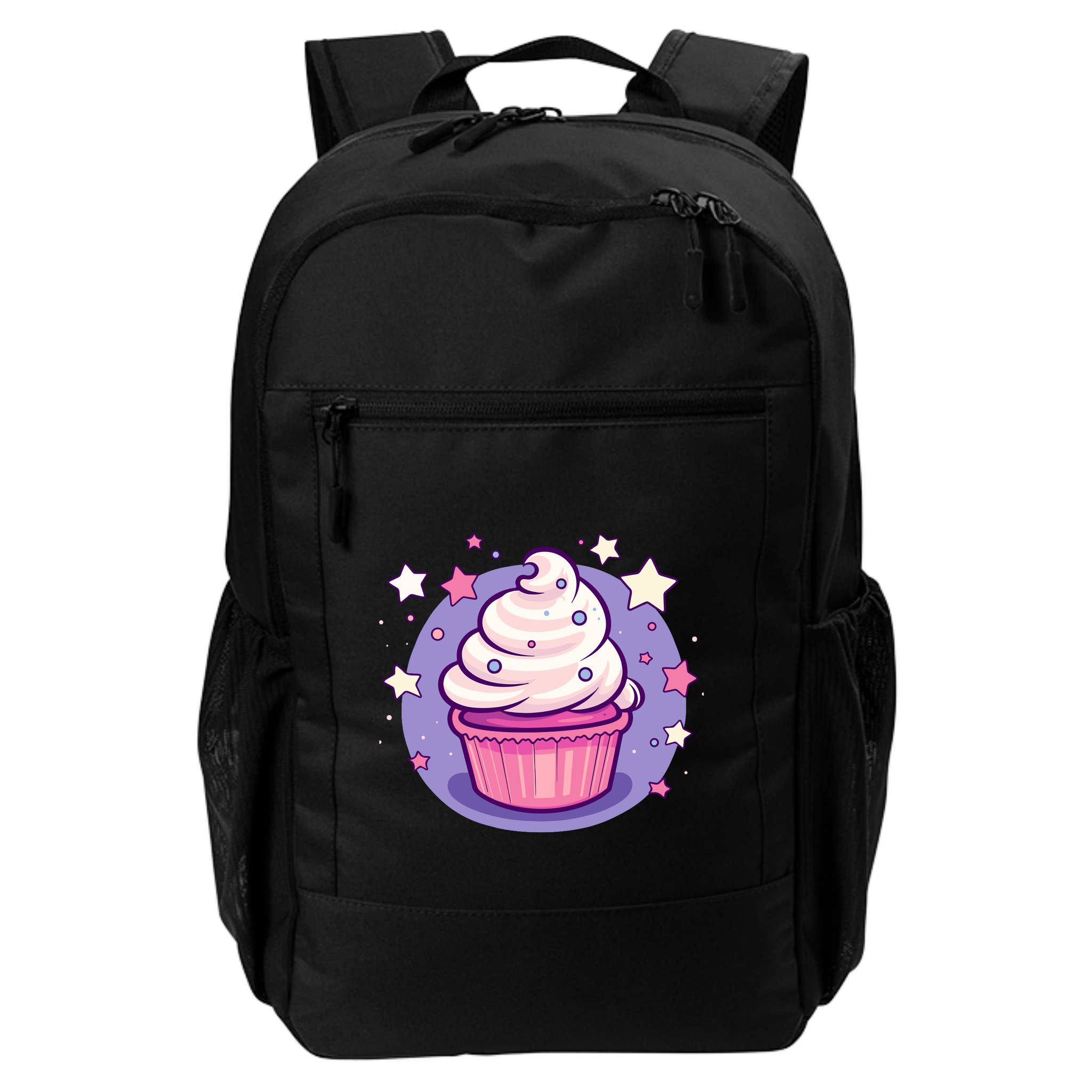 Cupcake Cute Pastel Kawaii Celestial Stars Baking Dessert Backpack