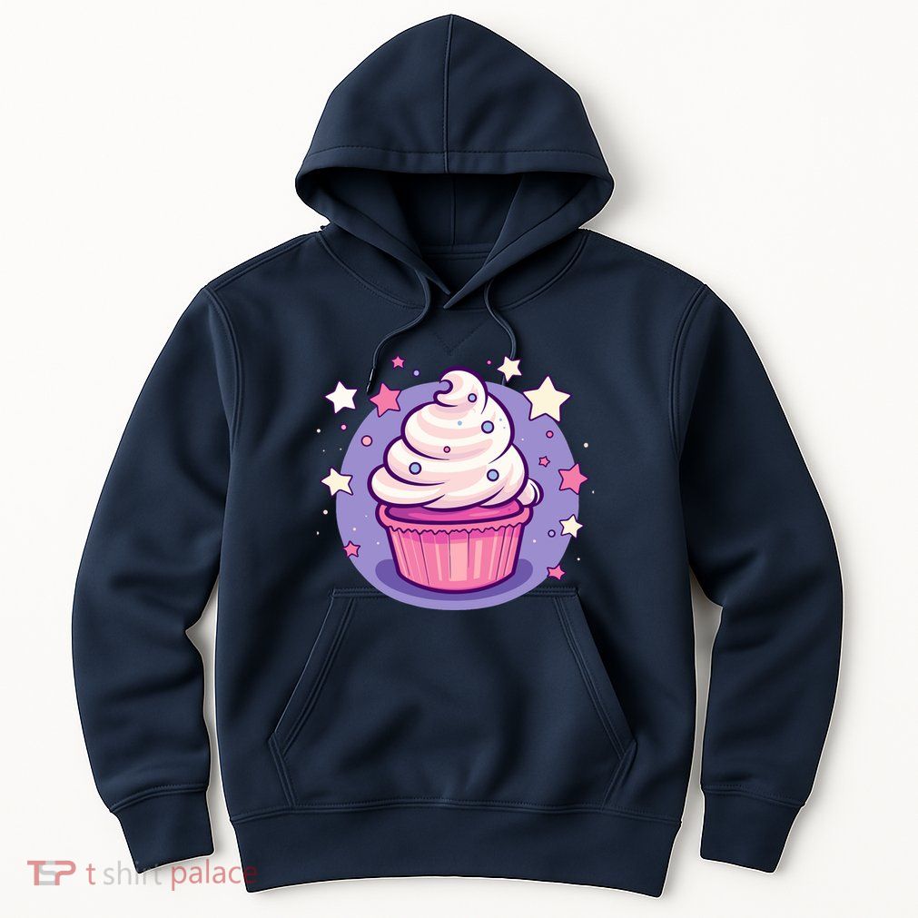 Cupcake Cute Pastel Kawaii Celestial Stars Baking Dessert Hoodie