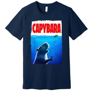 Classic Capybara Paws Lover Animals Outfits Capybaras Kawai Premium T-Shirt