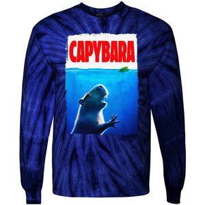 Classic Capybara Paws Lover Animals Outfits Capybaras Kawai Tie-Dye Long Sleeve Shirt