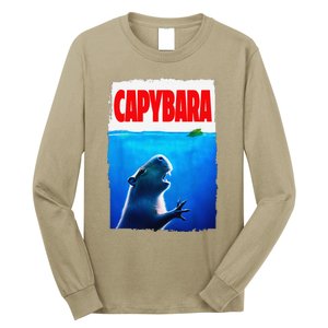 Classic Capybara Paws Lover Animals Outfits Capybaras Kawai Long Sleeve Shirt