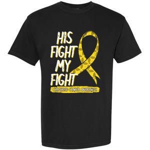 Childhood Cancer Pediatricians Ribbon Parents Mom Dad Gift Garment-Dyed Heavyweight T-Shirt