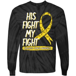 Childhood Cancer Pediatricians Ribbon Parents Mom Dad Gift Tie-Dye Long Sleeve Shirt