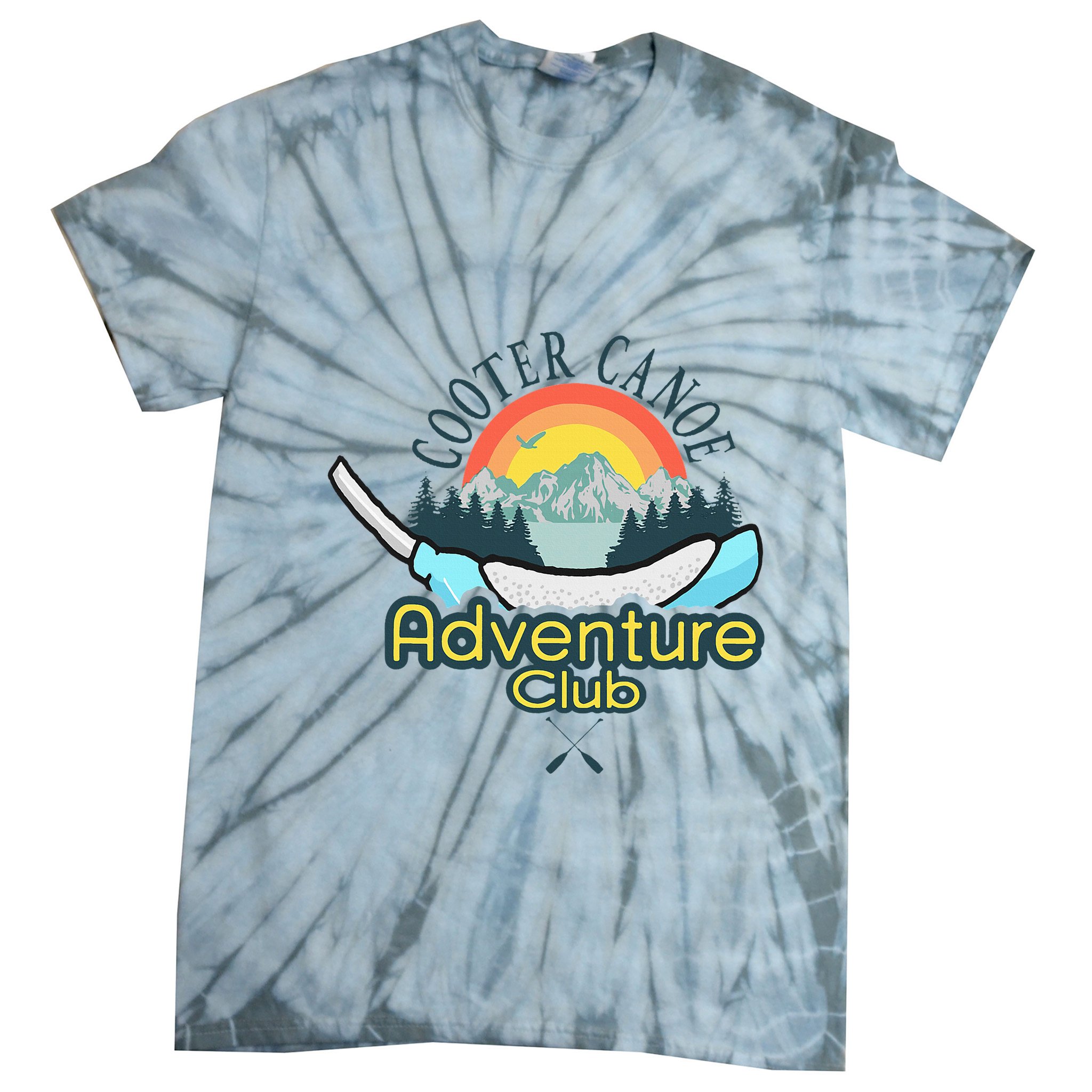 Cooter Canoe Purewick Funny Nursing Icu Ed Er Med Surg Nurse Tie-Dye T-Shirt