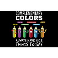 Complementary Colors Pun Artist Art Teacher Bumper Sticker