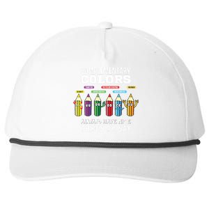 Complementary Colors Pun Artist Art Teacher Snapback Five-Panel Rope Hat