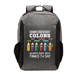 Complementary Colors Pun Artist Art Teacher Vector Backpack