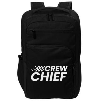 Crew Chief Pit Crew Racing Team Racer Car Impact Tech Backpack
