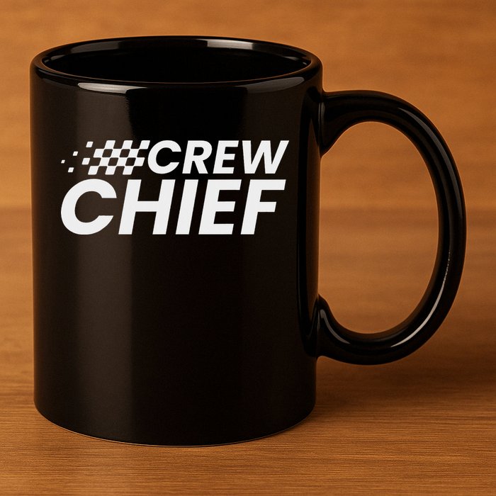 Crew Chief Pit Crew Racing Team Racer Car 11oz C Handle Ceramic Mug
