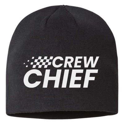 Crew Chief Pit Crew Racing Team Racer Car Sustainable Beanie