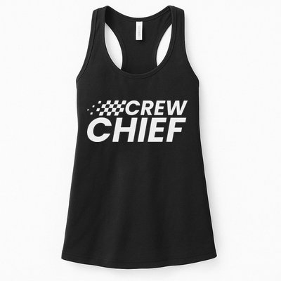 Crew Chief Pit Crew Racing Team Racer Car Womens Tank Top