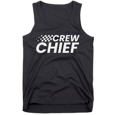 Crew Chief Pit Crew Racing Team Racer Car Tank Top