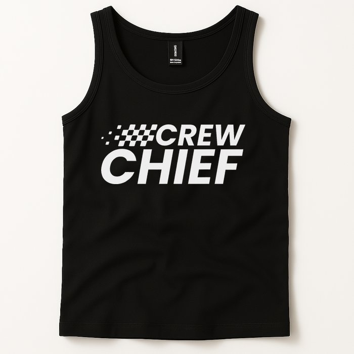 Crew Chief Pit Crew Racing Team Racer Car Tank Top