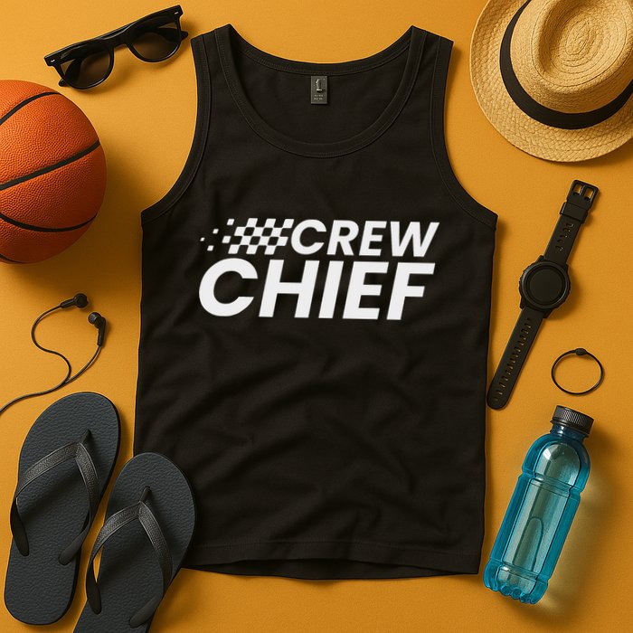 Crew Chief Pit Crew Racing Team Racer Car Tank Top