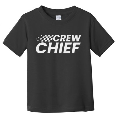 Crew Chief Pit Crew Racing Team Racer Car Toddler T-Shirt