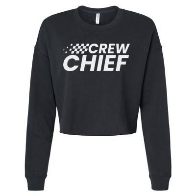 Crew Chief Pit Crew Racing Team Racer Car Cropped Pullover Crew