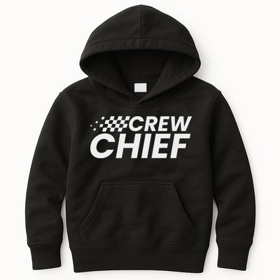 Crew Chief Pit Crew Racing Team Racer Car Kids Hoodie