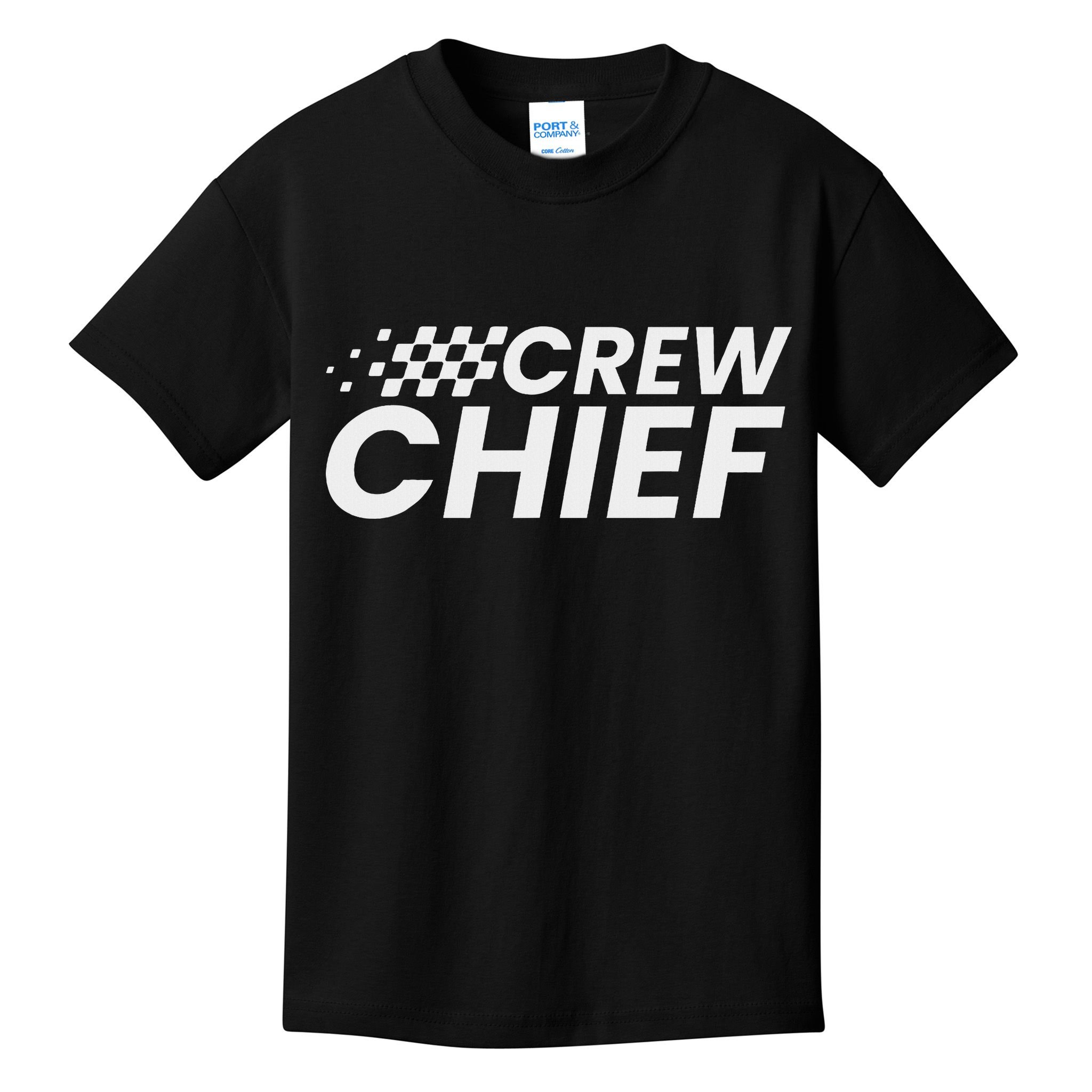 Crew Chief Pit Crew Racing Team Racer Car Kids T-Shirt