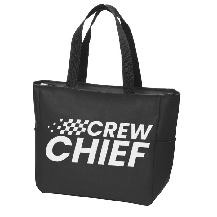 Crew Chief Pit Crew Racing Team Racer Car Zip Tote Bag