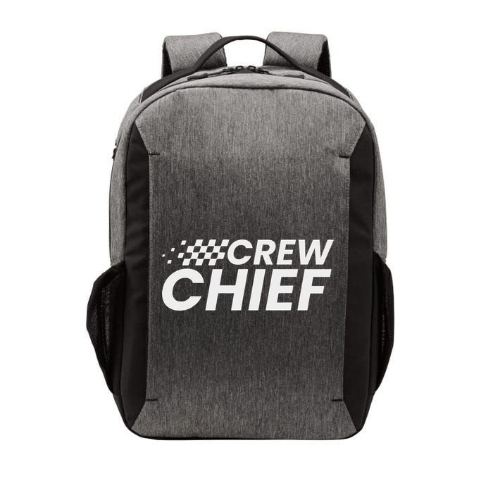 Crew Chief Pit Crew Racing Team Racer Car Vector Backpack