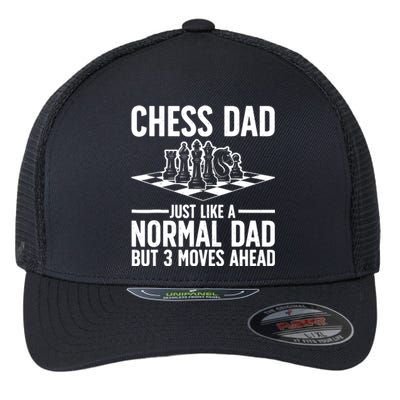 Cool Chess Player Art For Dad Knight Chess Lovers Pieces Flexfit Unipanel Trucker Cap