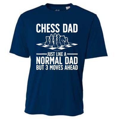 Cool Chess Player Art For Dad Knight Chess Lovers Pieces Cooling Performance Crew T-Shirt