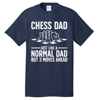 Cool Chess Player Art For Dad Knight Chess Lovers Pieces Tall T-Shirt