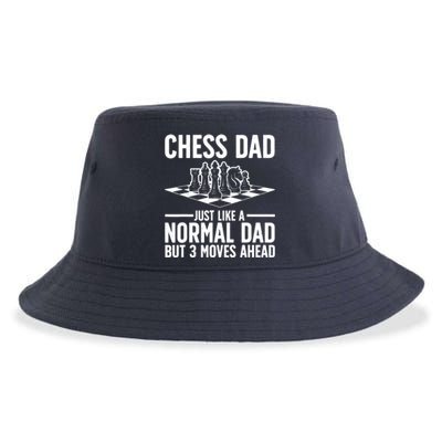 Cool Chess Player Art For Dad Knight Chess Lovers Pieces Sustainable Bucket Hat