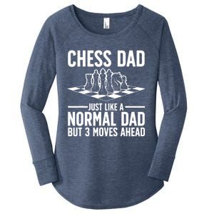 Cool Chess Player Art For Dad Knight Chess Lovers Pieces Women's Perfect Tri Tunic Long Sleeve Shirt