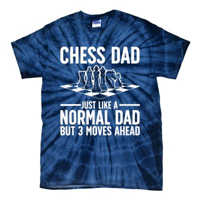 Cool Chess Player Art For Dad Knight Chess Lovers Pieces Tie-Dye T-Shirt