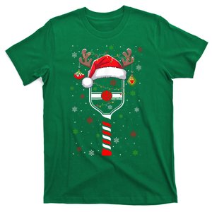 Cute Christmas Pickleball Player Reindeer Holiday Xmas 2024 Gift T-Shirt